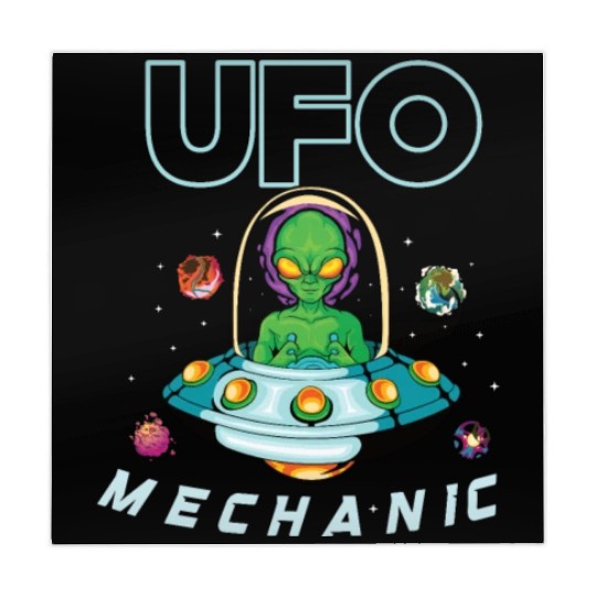 Alien Extraterrestrial Area 51 UFO Space Geek Gift Mahjong Mats