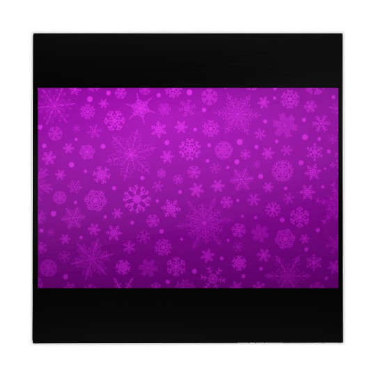 Abstract Purple Snowflakes Pattern Mahjong Mats