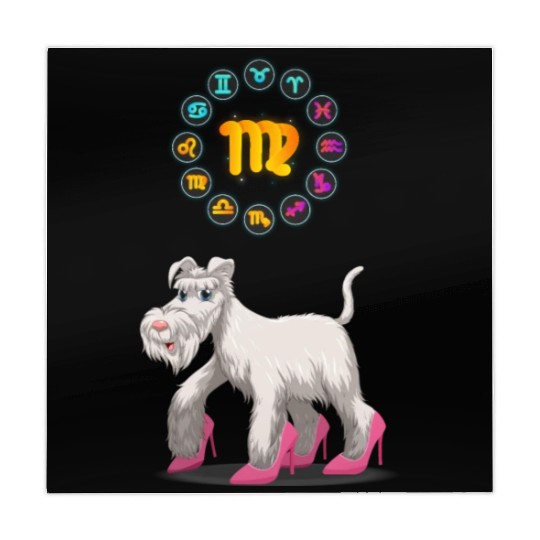 Funny Dog Lover Horoscope Virgo Zodiac Sign Cool Mahjong Mats
