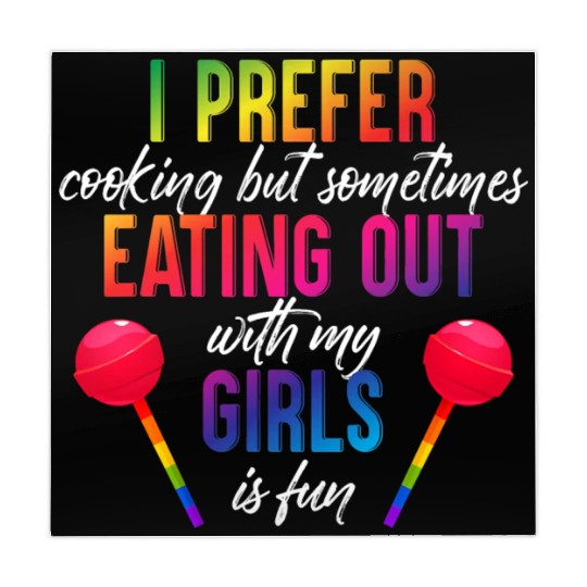 Mens I Prefer Cooking But Eating Out With My Girls Mahjong Mats