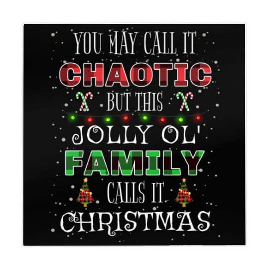 Funny Family Christmas Matching Pajamas Buffalo Mahjong Mats