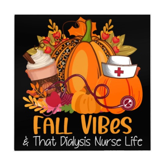 Fall Vibes & That Dialysis Nurse Life Fall Autumn Mahjong Mats