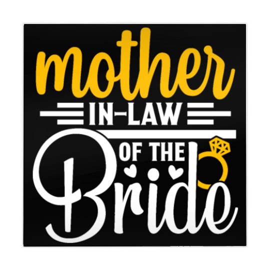 Mother in Law Of The Bride Wedding Party Matching Mahjong Mats