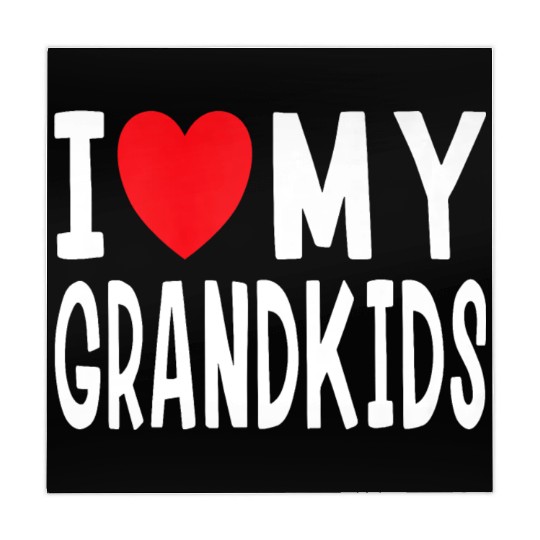 I Love My Grandkids Family Celebration Grandma Gra Mahjong Mats