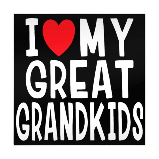 I Love My Great Grandkids Family Love Grandma Gran Mahjong Mats