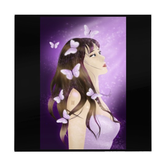 BTS Butterfly Fan Girl Mahjong Mats