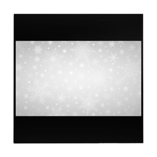 Beautiful Grey Snowflakes Pattern Mahjong Mats