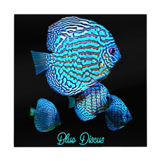 BLUE DISCUS FISH Mahjong Mats
