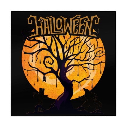 The tree of blood that calls werewolf on a night Mahjong Mats