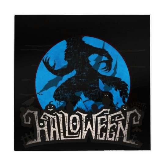 Werewolf howling at the moon Mahjong Mats