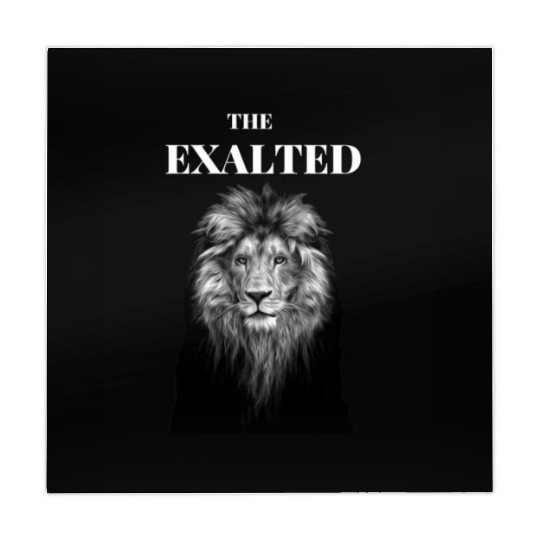 Black White Lion King Mahjong Mats