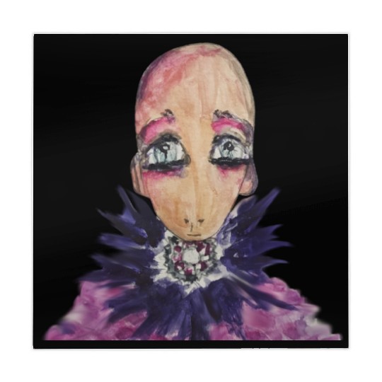 Glamorous baby in violet. Mahjong Mats