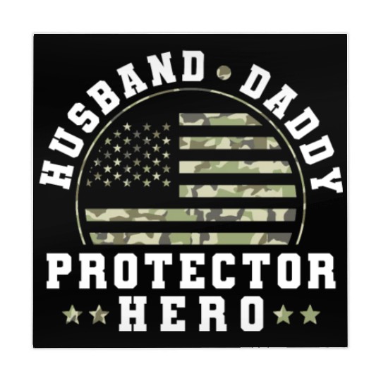 Husband Daddy Protector Hero US Army Veteran Mahjong Mats