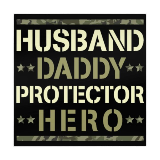 Husband Daddy Protector Hero US Army Veteran Mahjong Mats