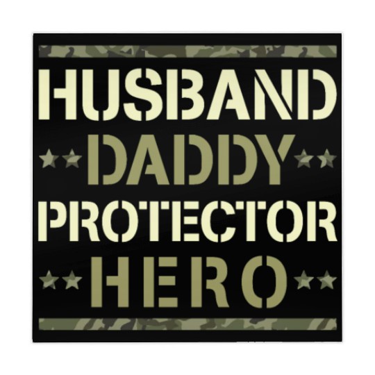Husband Daddy Protector Hero US Army Veteran Mahjong Mats