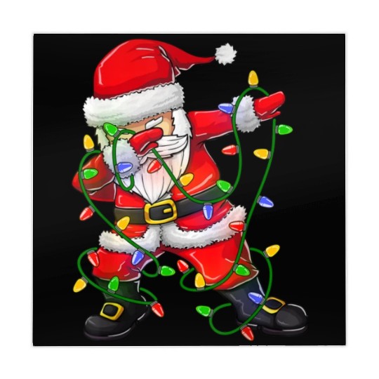 Dabbing Santa Mahjong Mats for Boys Girls Christmas Tree