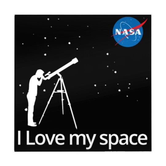 NASA I Love My Space Telescope Galaxy Mahjong Mats