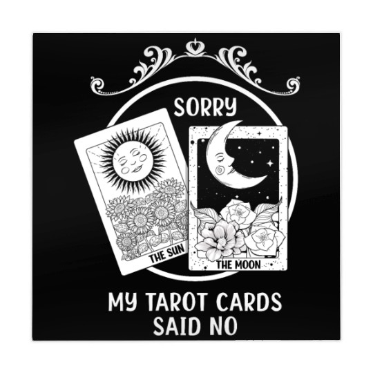 Moon Sun Tarot Card Said No Halloween Mahjong Mats