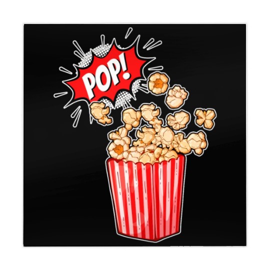 Retro Movie Popcorn Lover Mahjong Mats