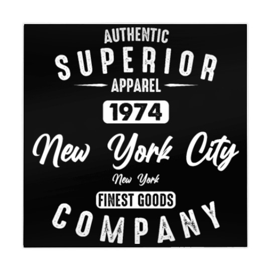 New York City Born In 1974 Vintage Birthday Mahjong Mats