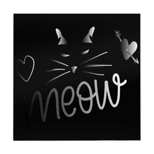 cute cat meow Mahjong Mats
