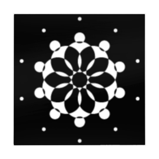 Flower Circle Shape Mahjong Mats