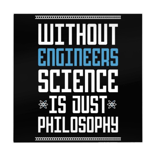 Science Is Just Philosophy Funny Engineering Joke Mahjong Mats