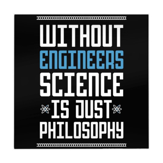 Science Is Just Philosophy Funny Engineering Joke Mahjong Mats