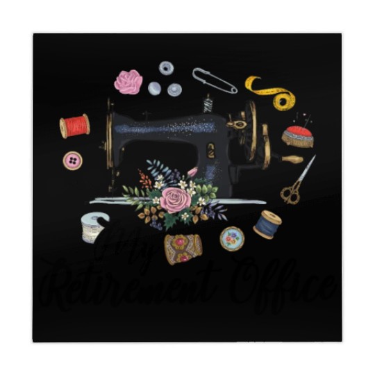 My Retirement Office Sewing Lover Funny Women Mahjong Mats