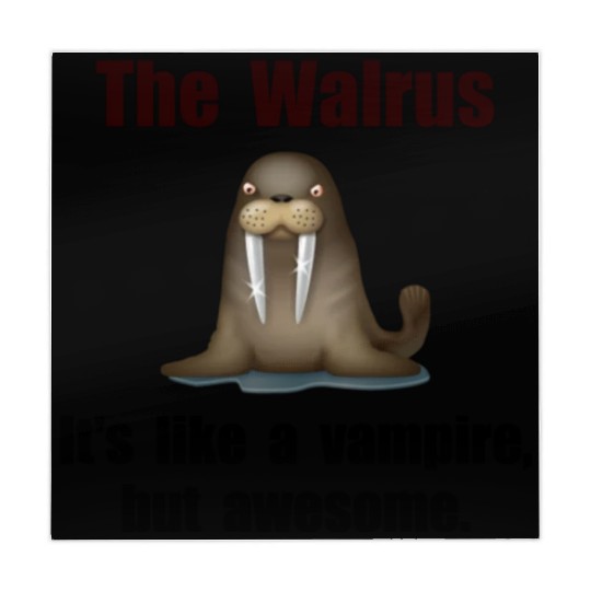 Walrus Vampire Funny Mahjong Mats
