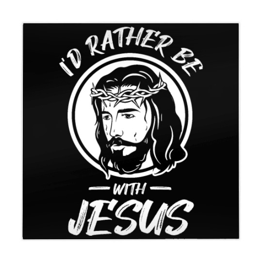 I'd Rather Be With Jesus Cross Christian Faith Mahjong Mats