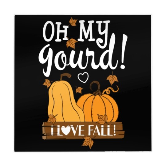 Fall Leaves Pumpkin Lovers Oh My Gourd I Love Fall Mahjong Mats