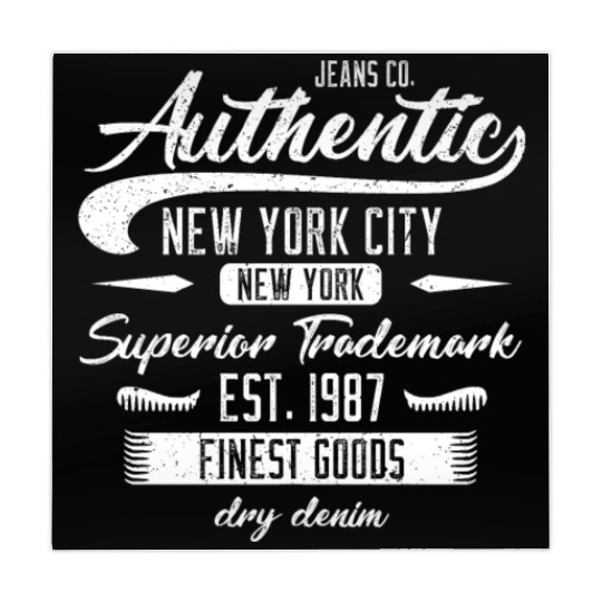 New York City Born In 1987 Vintage Birthday Mahjong Mats