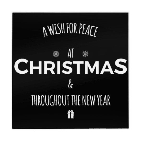 a wish for peace at christmas and newyear Mahjong Mats