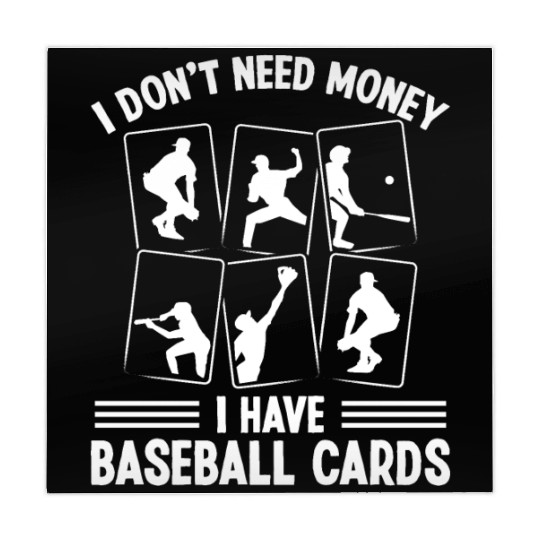 Baseball Card Collector dont need money Fan Deck Mahjong Mats