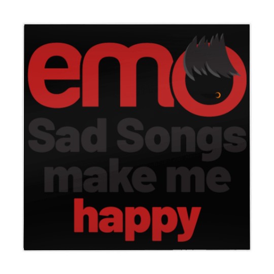 emo - Sad songs make me Happy | Emo clothes | Emoc Mahjong Mats