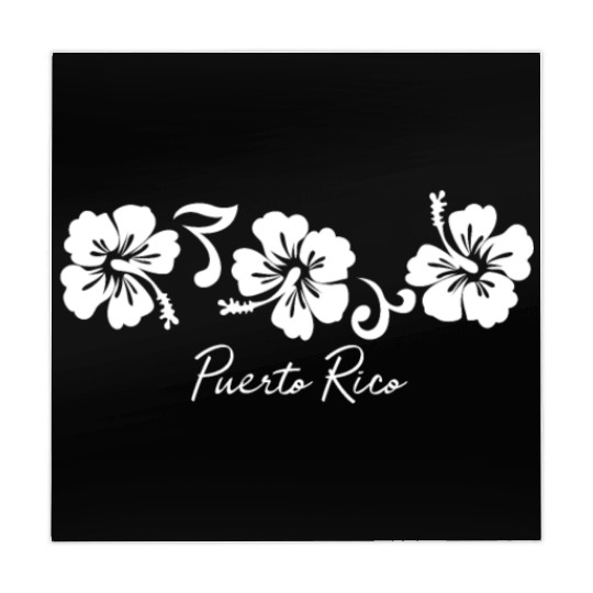 Puerto Rico Hibiscus Flower Mahjong Mats