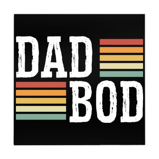 Dad Bod - Funny Chubby Father Prank Surprise Mahjong Mats