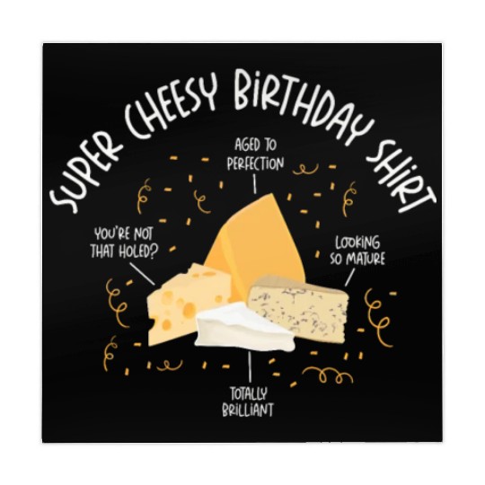 Super Cheesy Birthday Party Natal Day Cheese Mahjong Mats