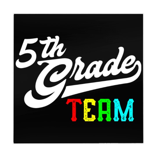 5Th Grade Team Baseball Style Teacher Team Mahjong Mats