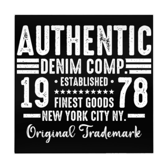 New York City Born In 1978 Vintage Birthday Mahjong Mats