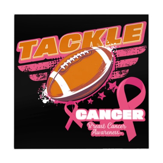 American Football Tackle Breast Cancer Awareness Mahjong Mats