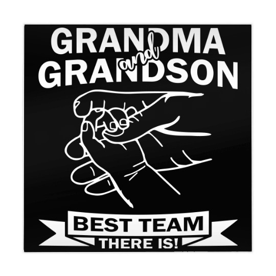 Grandma And Grandson Best Team Mahjong Mats