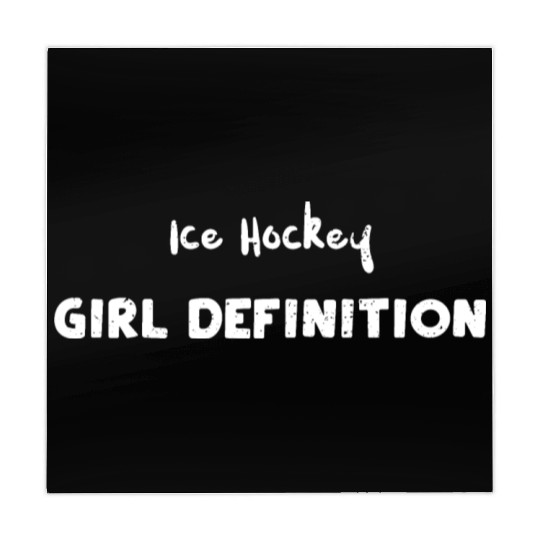 Ice Hockey Girl Definition Mahjong Mats