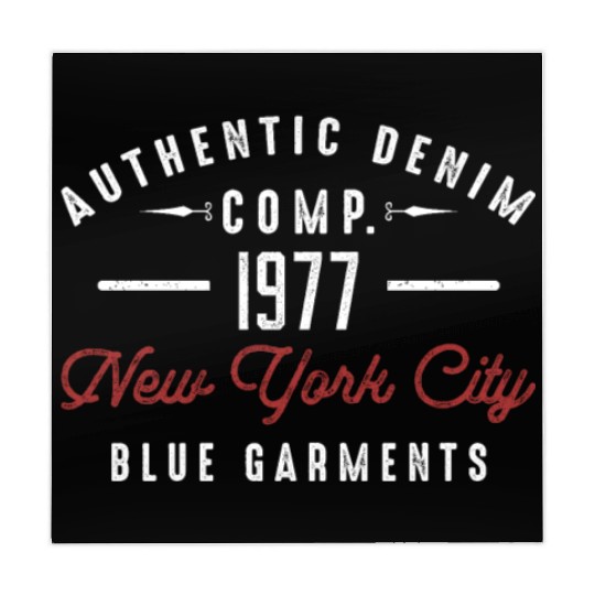 New York City Born In 1977 Vintage Birthday Mahjong Mats