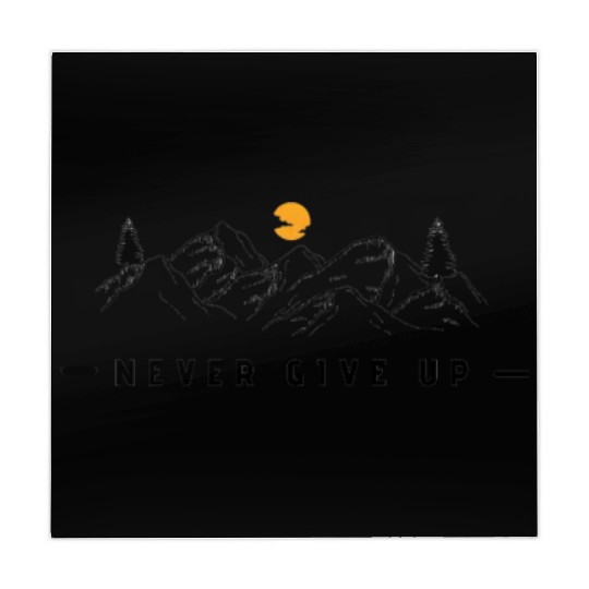 Never give up Mahjong Mats,Mahjong Mats, Best Gifts, Nice Mahjong Mats
