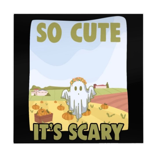 So Cute It's Scary Retro Pumpkin Farm Grost A Mahjong Mats