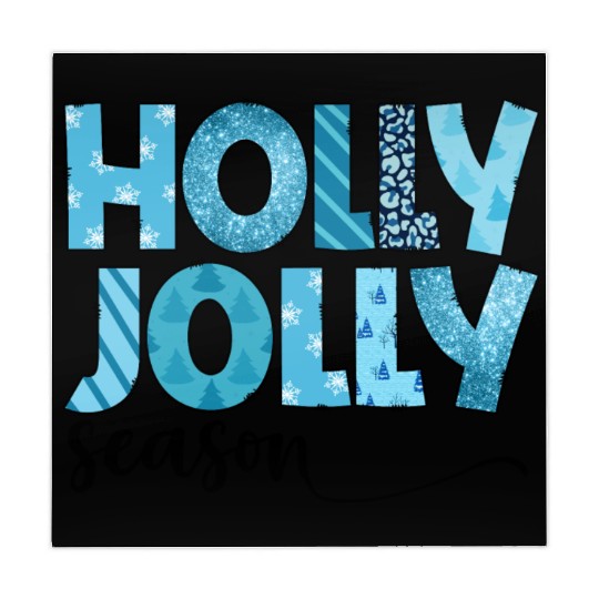 Holly Jolly season sublimation Mahjong Mats