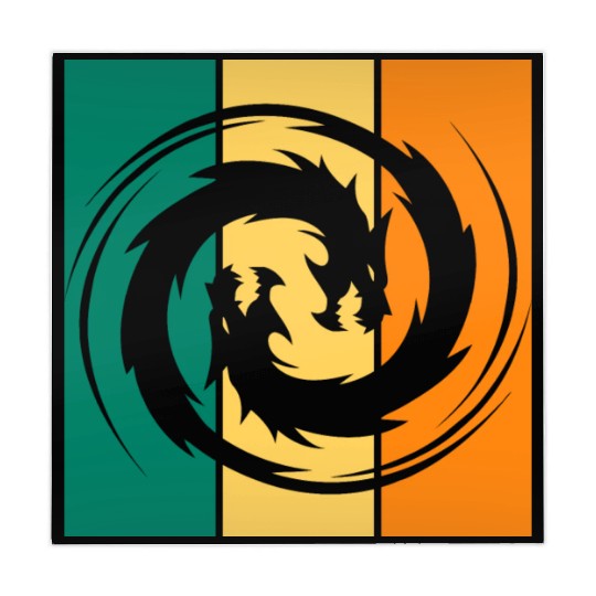 Dragon Ying Yang Mahjong Mats