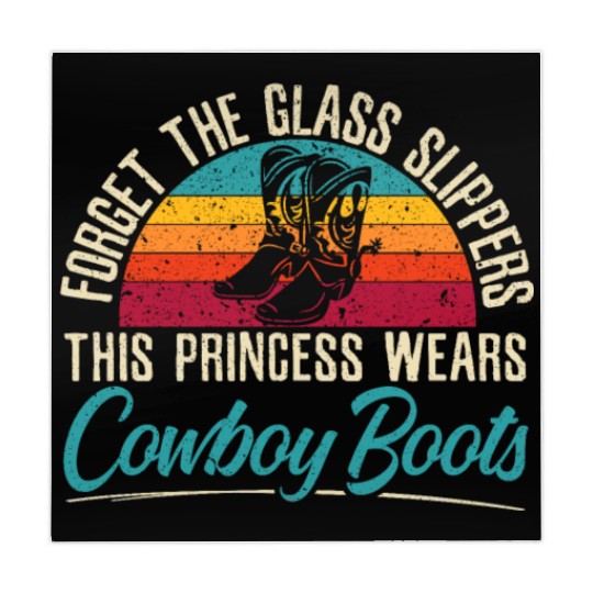 This Princess Wear Cowboy Boots Cowgirl Lover Mahjong Mats